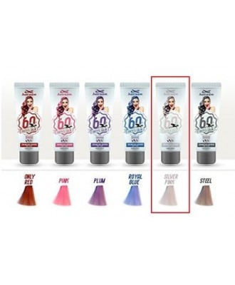 Hairgum Sixty's Color Silver Pink