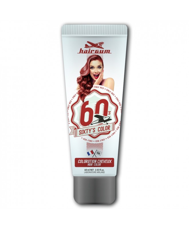 Hairgum Sixty's Color Only Red