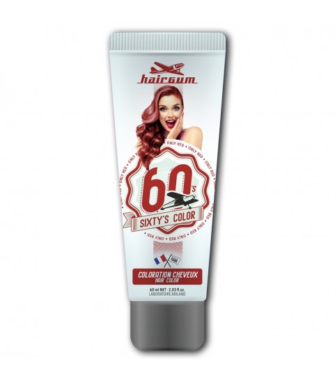 Hairgum Sixty's Color Only Red